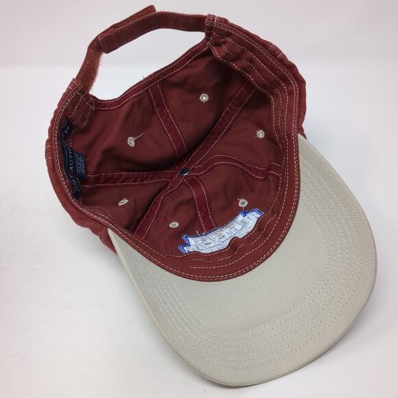 PSC Producers Supply Strapback Hat Red One Size 6 Panel Port Authority - Picture 7 of 9